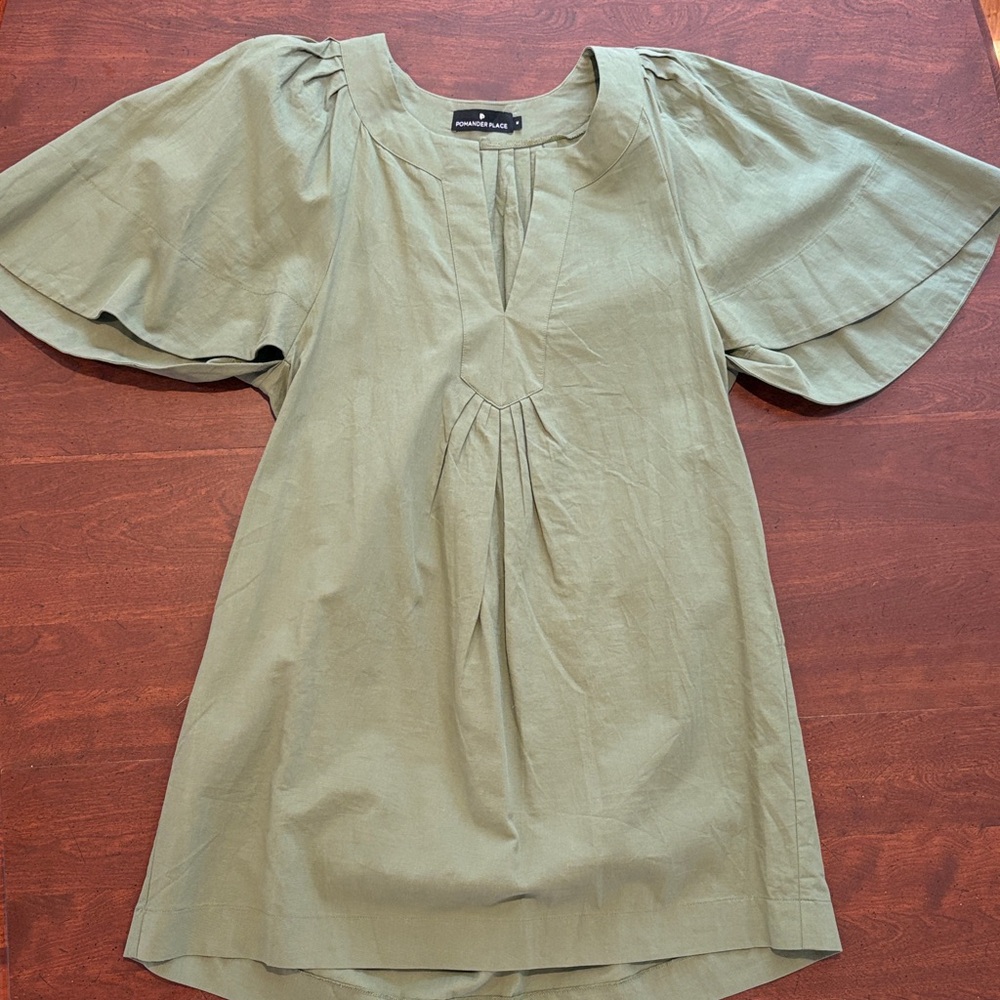 Pomander Place Sage Green Women's Dress